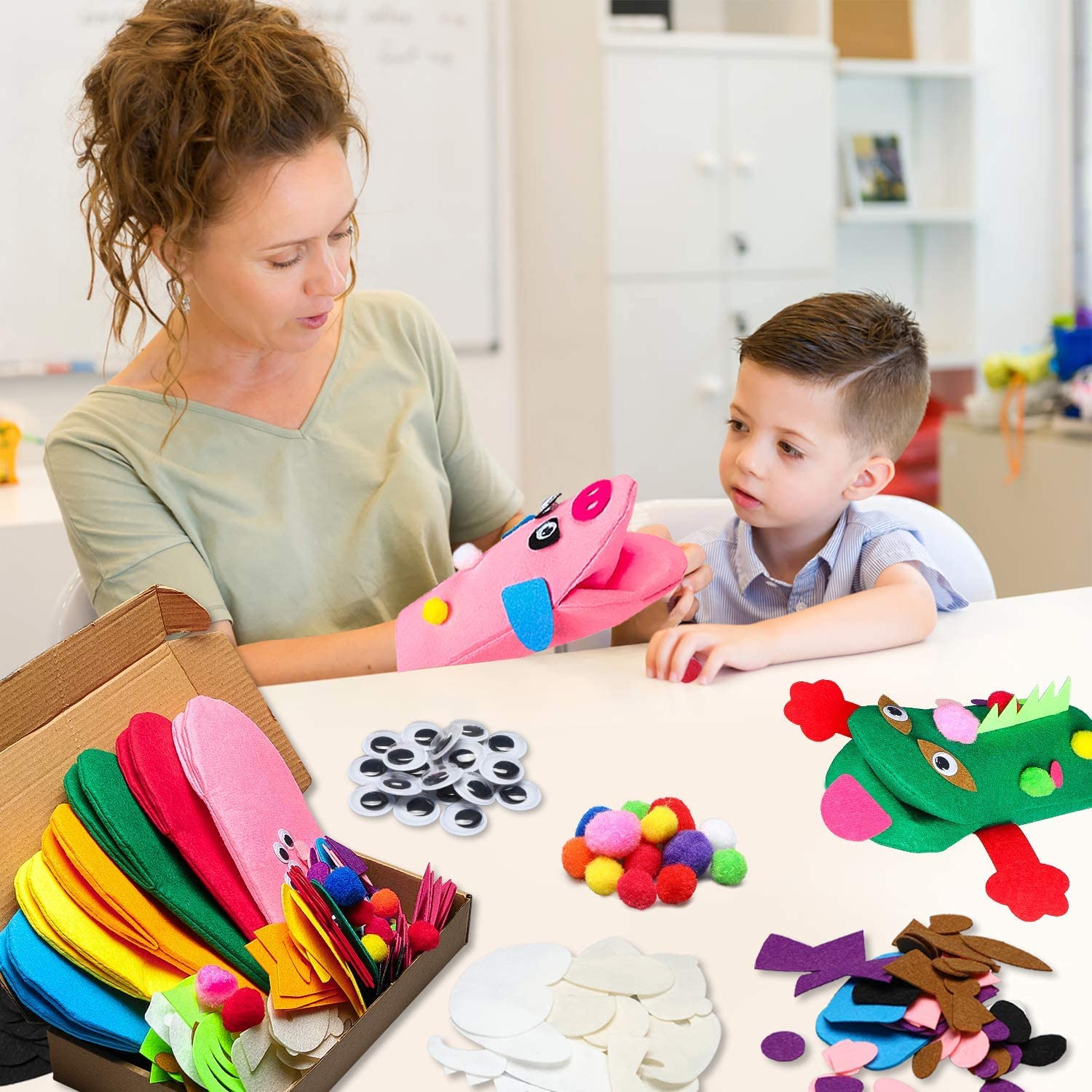 WATINC DIY puppet creation encourages hands-on crafting and storytelling