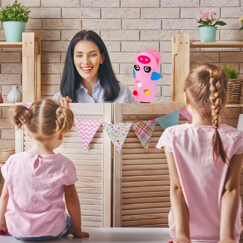 Watinc felt decor pieces for easy puppet customization