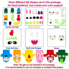 Watinc googly eyes bring puppets to life during play