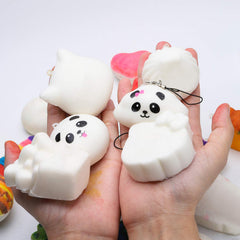 WATINC kawaii mini bread squeeze toy ready for keychains.