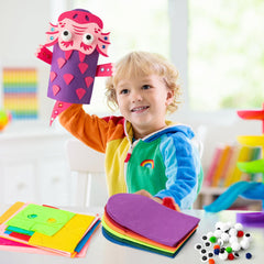 WATINC hands-on activity for family time with puppets