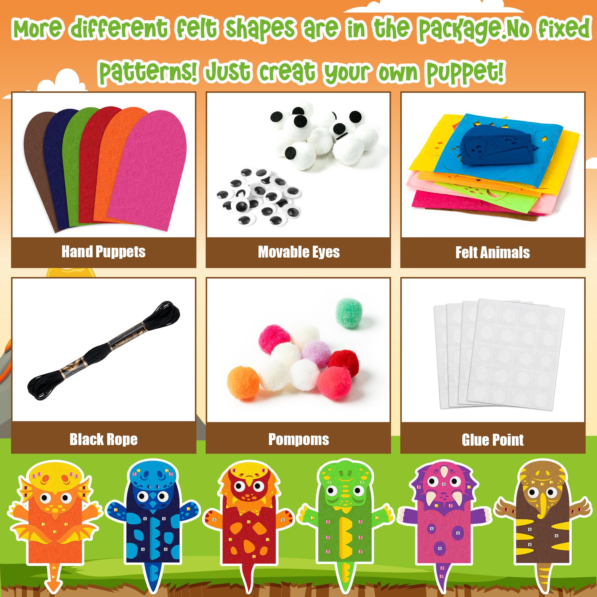 Watinc pom-poms and googly eyes bundle adds playful texture to crafts