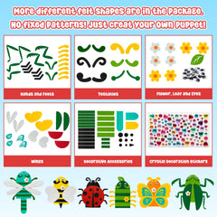 WATINC pompoms bundle adds colorful fluff for playful puppet accents.