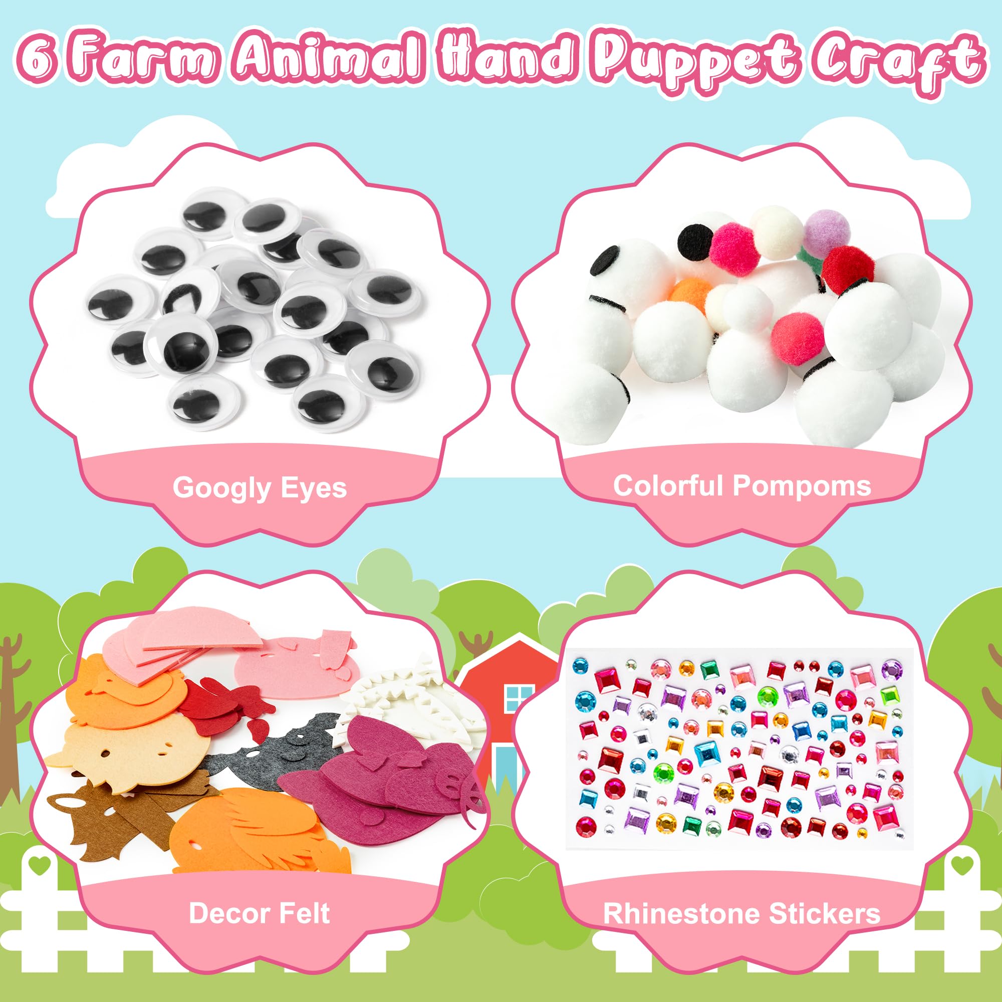 WATINC pompoms bundle adds color and texture for playful crafts.