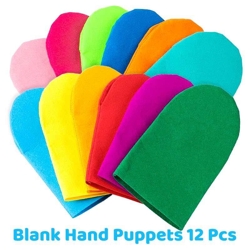 Watinc pompoms add color and texture to puppets