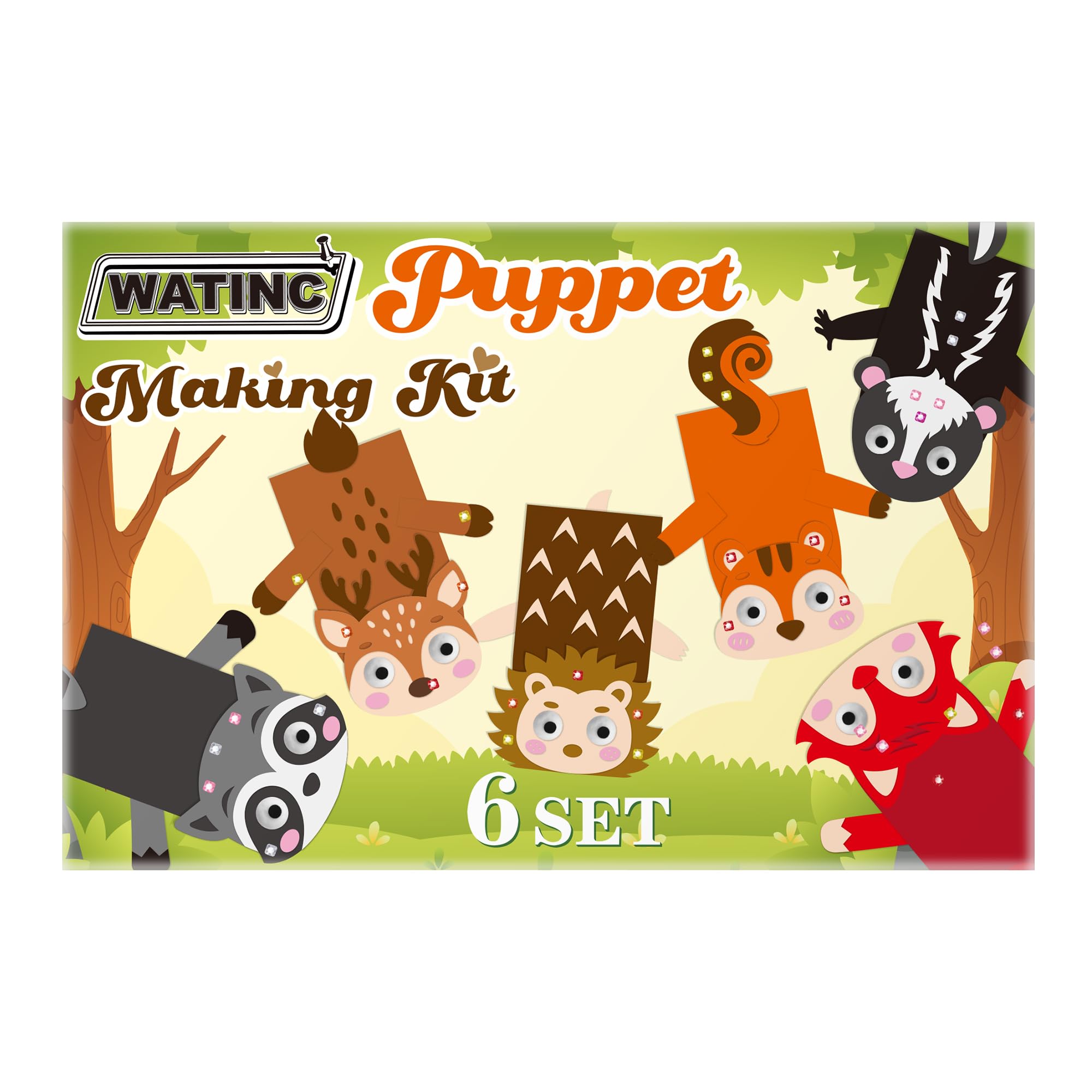 WATINC puppet kit for party decorations and gifts.