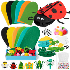 WATINC six-pcs hand puppet kit for imaginative storytelling and play.