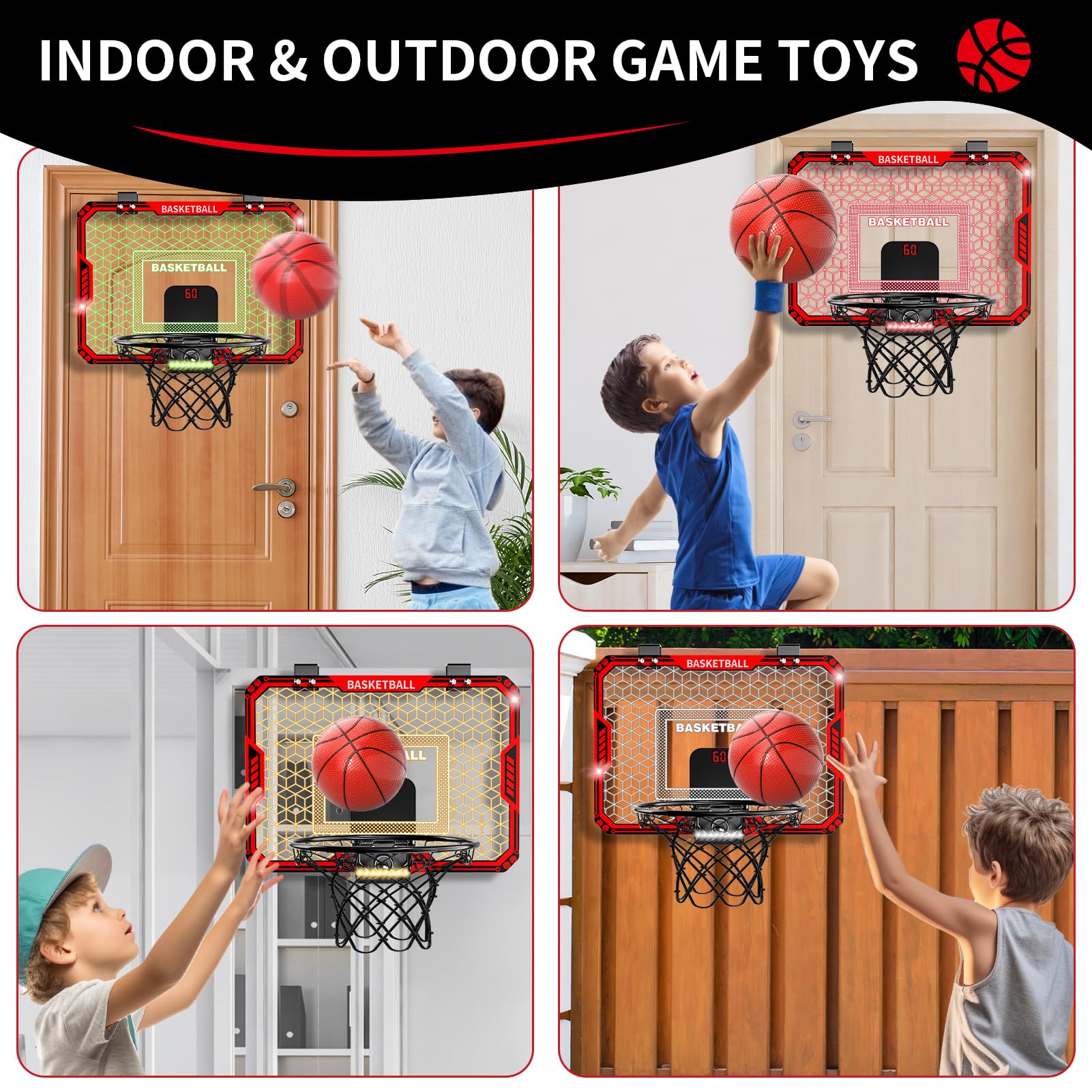 WATUDOU LED color options create a fun game ambiance