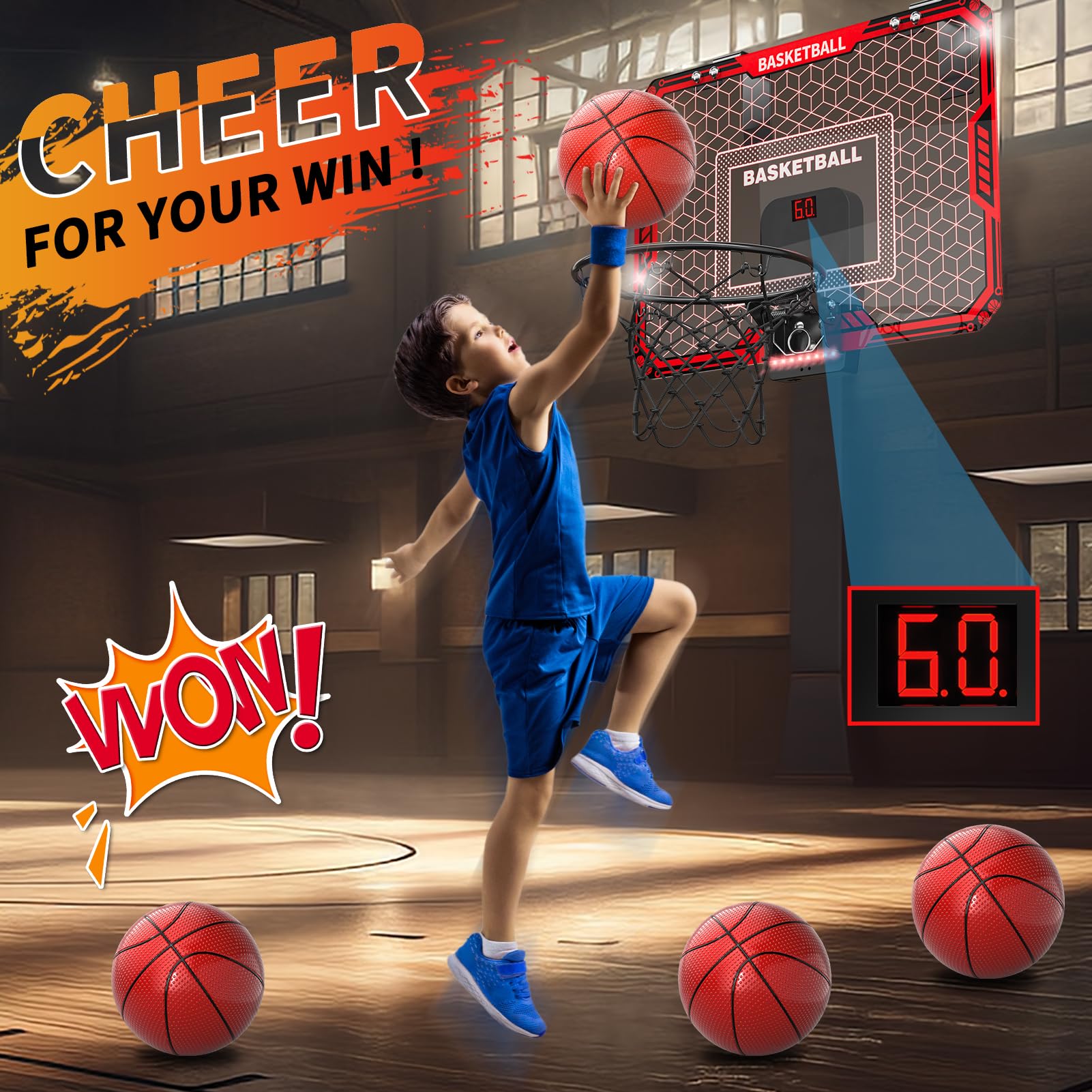 WATUDOU hoop remote control switches modes and colors easily