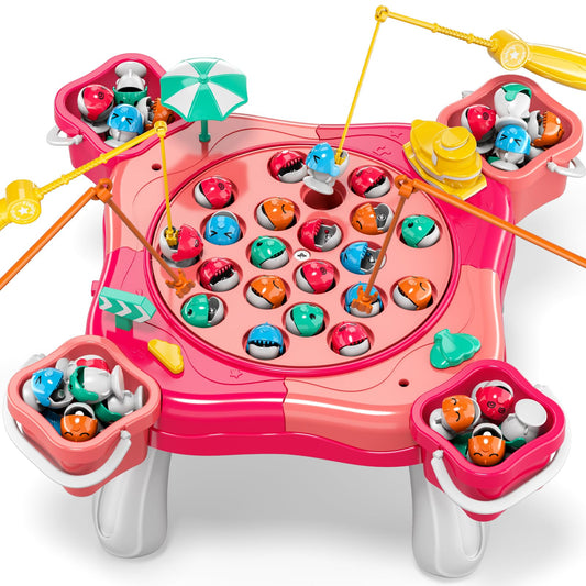 WATUDOU magnetic fishing board with fish pieces supports cooperative play