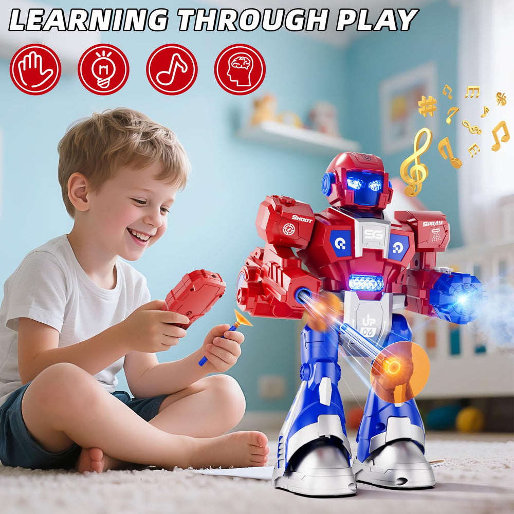 WATUDOU robot toy remote control for synchronized commands.