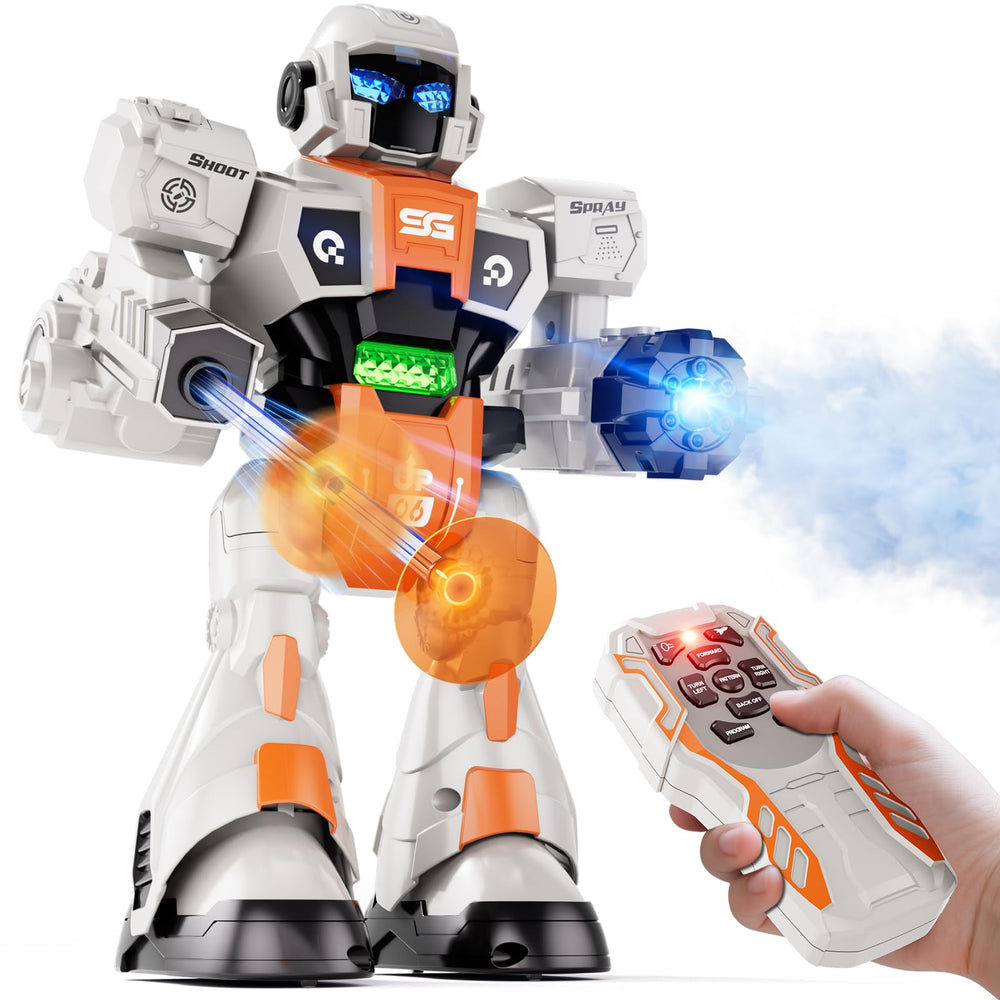 WATUDOU robot toy remote control moves forward and back for interactive play.