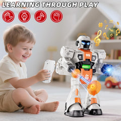 WATUDOU robot toy uses non-toxic materials and durable design.