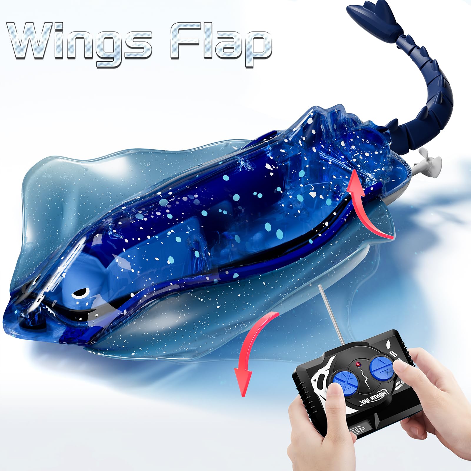 Watudou waterproof remote control usable from poolside or in water.