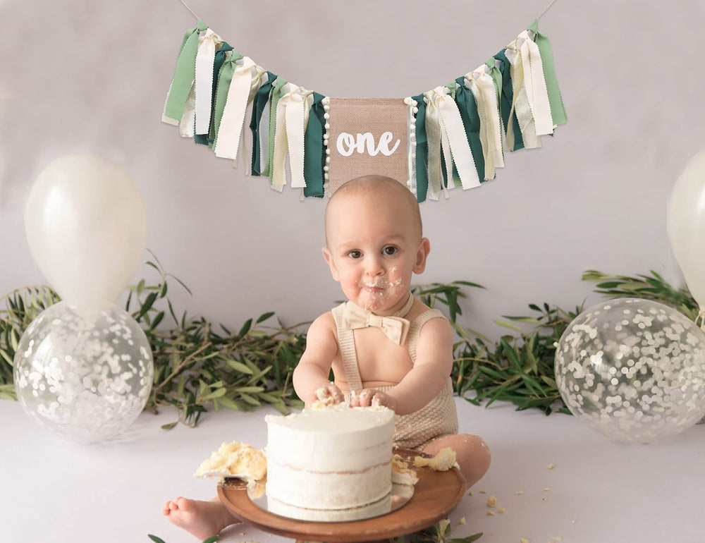 WAUAO Wild One dessert table backdrop highlights jungle vibe for guests