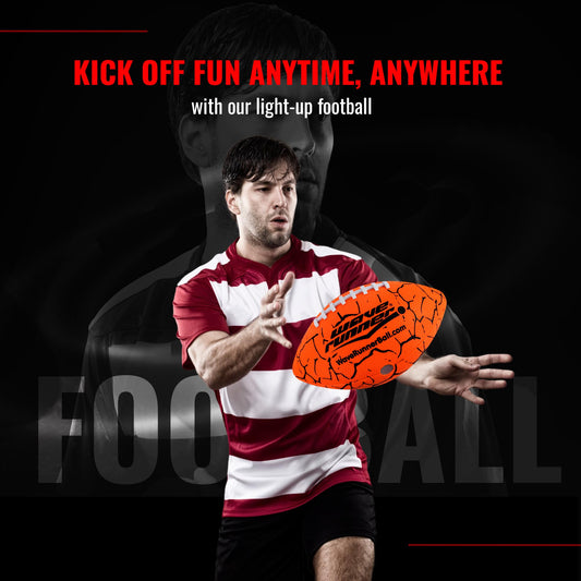 Wave Runner LED glow football with pump included for quick setup