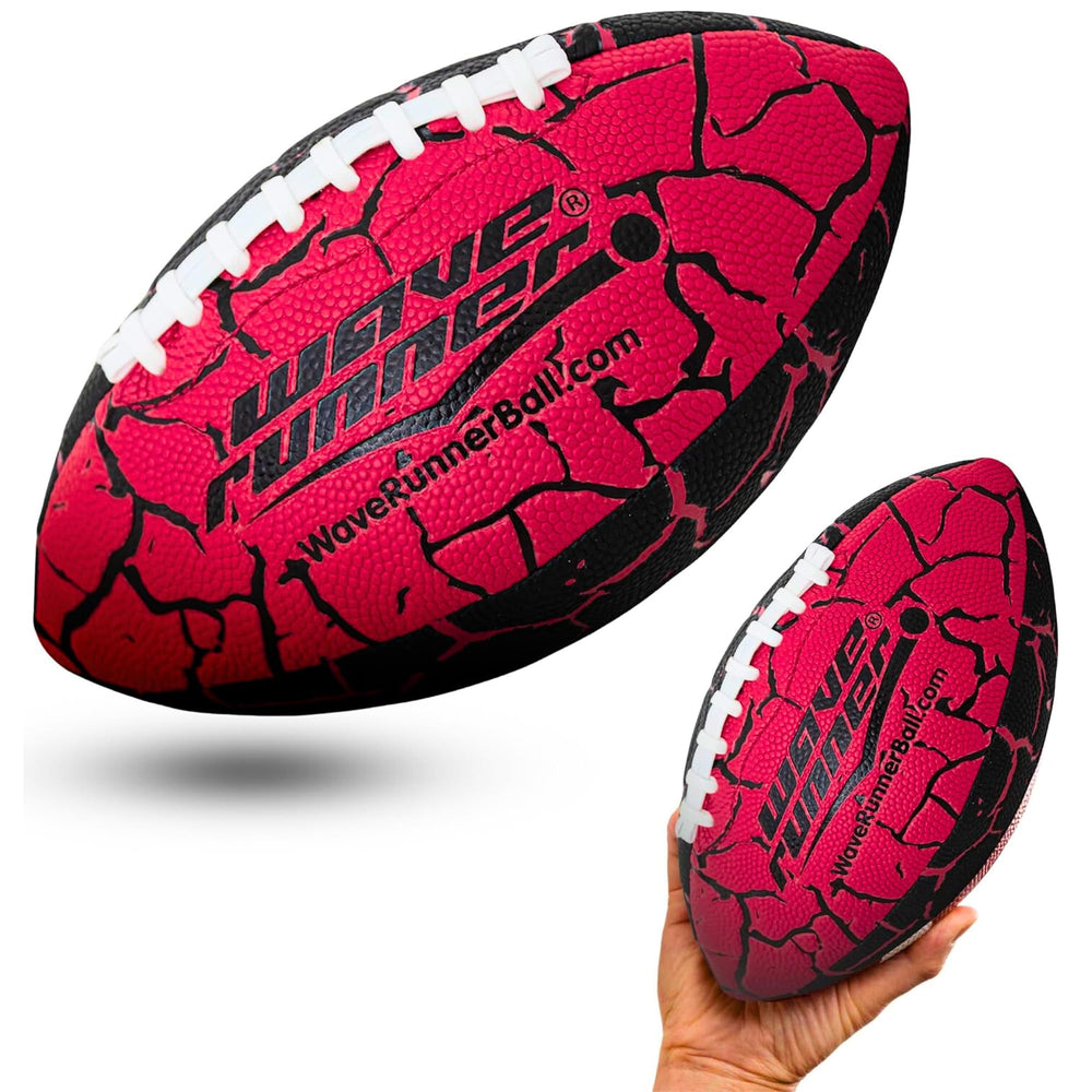 Wave Runner Xtreme Grip-It football front view with non-slip grip for wet conditions