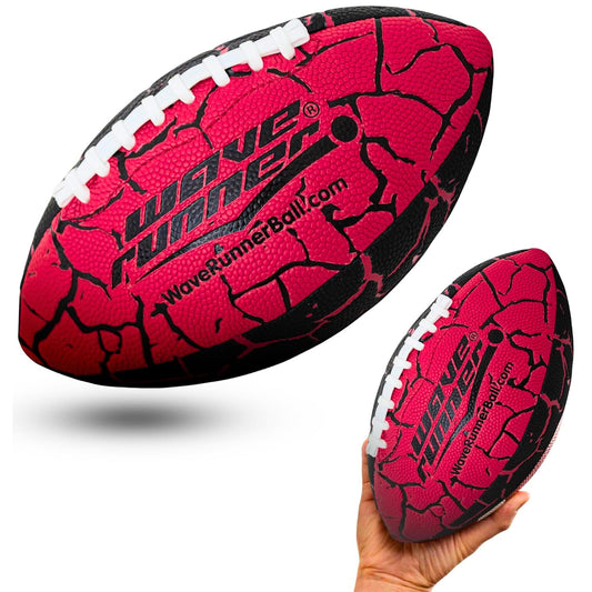 Wave Runner Xtreme Grip-It football front view with non-slip grip for wet conditions