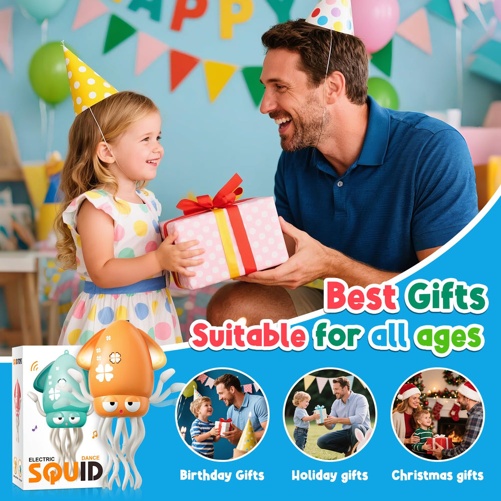 WAVISA Dancing Squid toy compact design for easy indoor travel