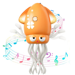 WAVISA Dancing Squid toy dancing octopus entertains baby with motion and colorful lights