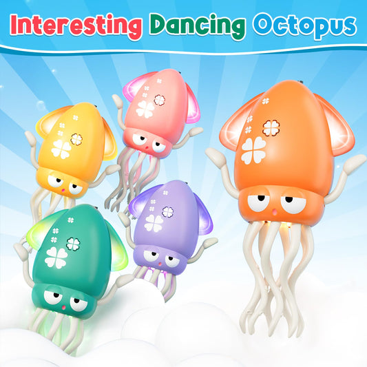 WAVISA Dancing Squid toy lights and music highlight sensory-rich playtime