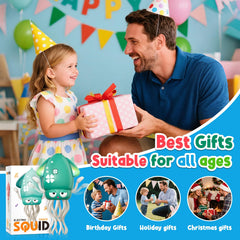 WAVISA Dancing Squid toy—compact, portable design ideal for travel or daycare.