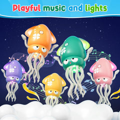 WAVISA Dancing Squid toy—dynamic lights and music captivate toddlers during play.