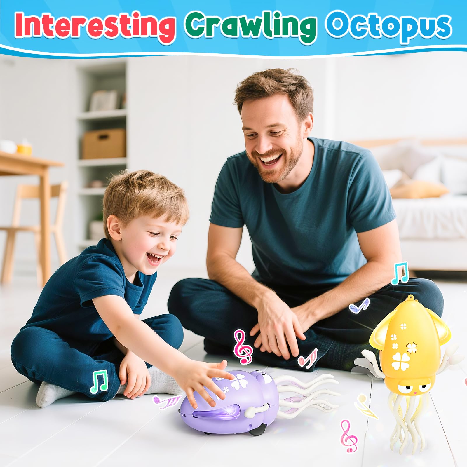 WAVISA octopus toy acts as a child-friendly desk companion for focus.