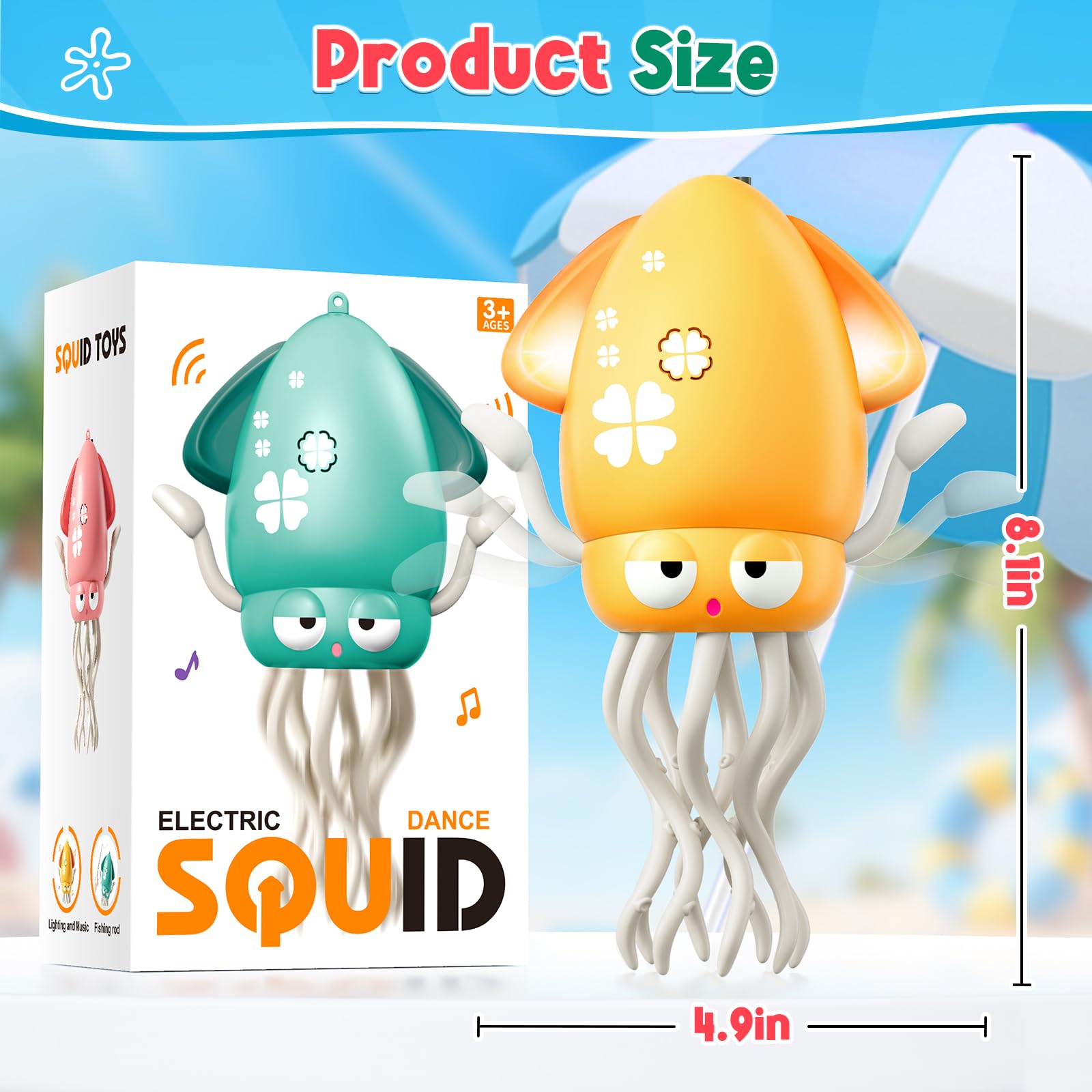 WAVISA gift-ready-dancing-octopus makes a memorable birthday or holiday present.