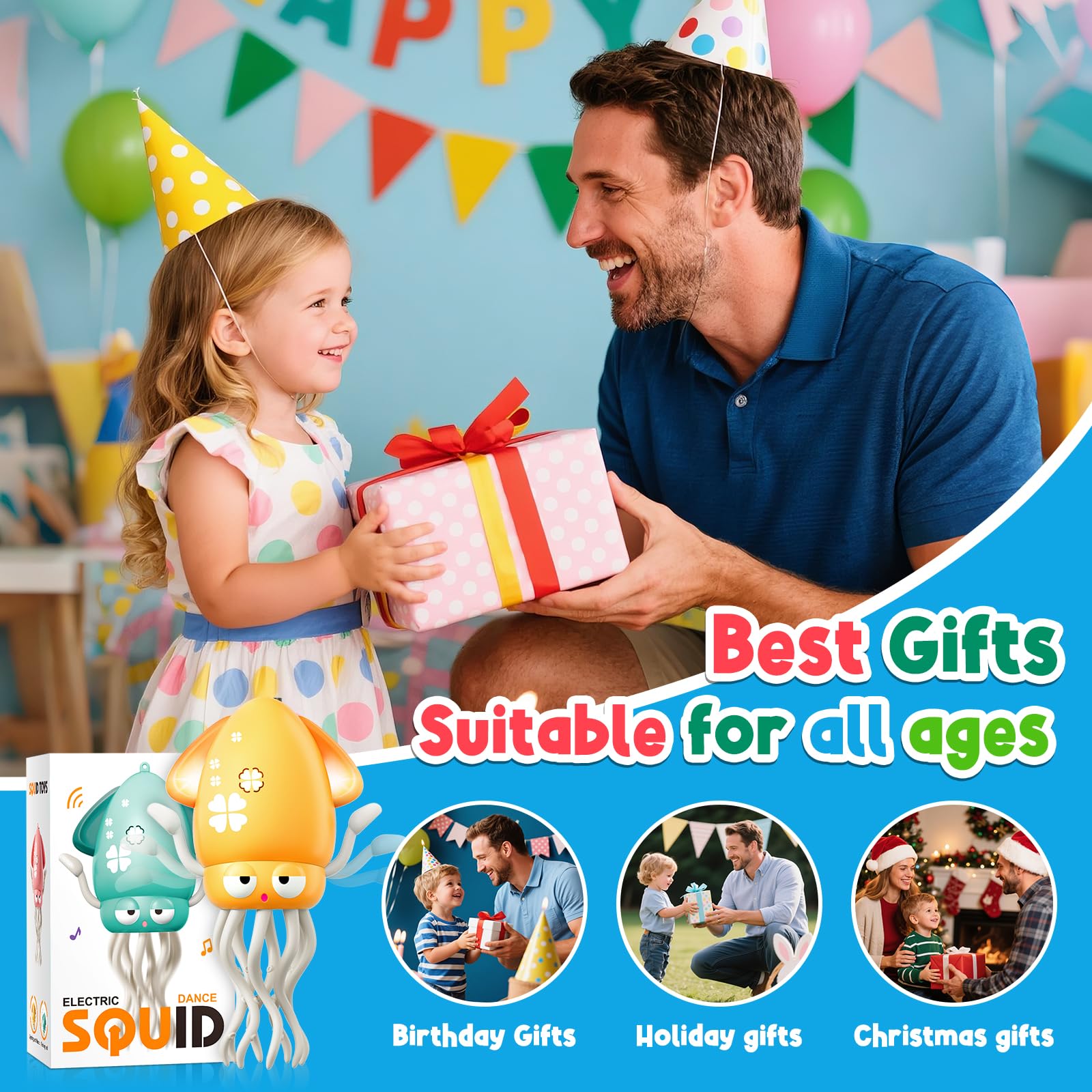 WAVISA lights-and-music-activation engages senses and fosters curiosity during playtime.