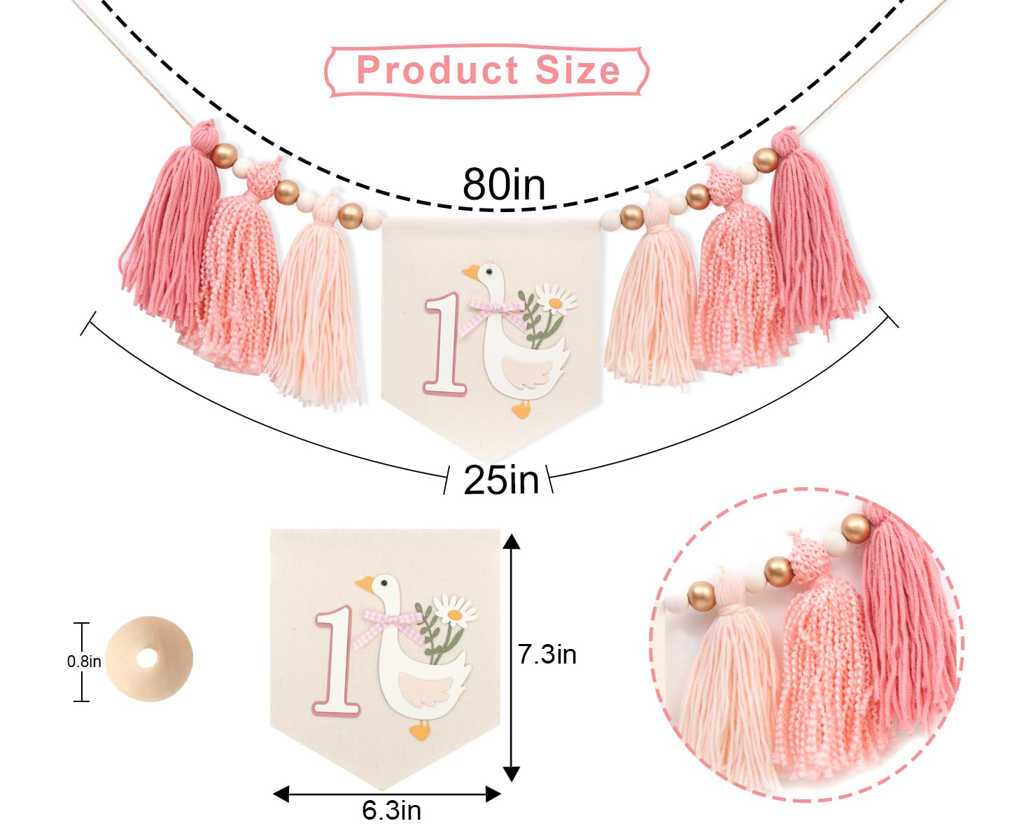WAWUO beads and tassels add texture and movement to party setups