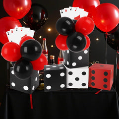 WAYASDCU latex balloons decorate venues with vibrant casino vibes.