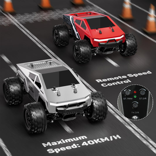 WayEee 1:18 fast RC car side view highlighting aerodynamics