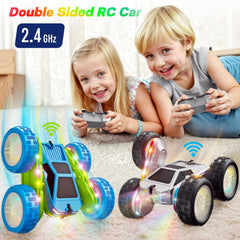 WayEee all-terrain RC car with 2.4GHz control for responsive steering on various surfaces.