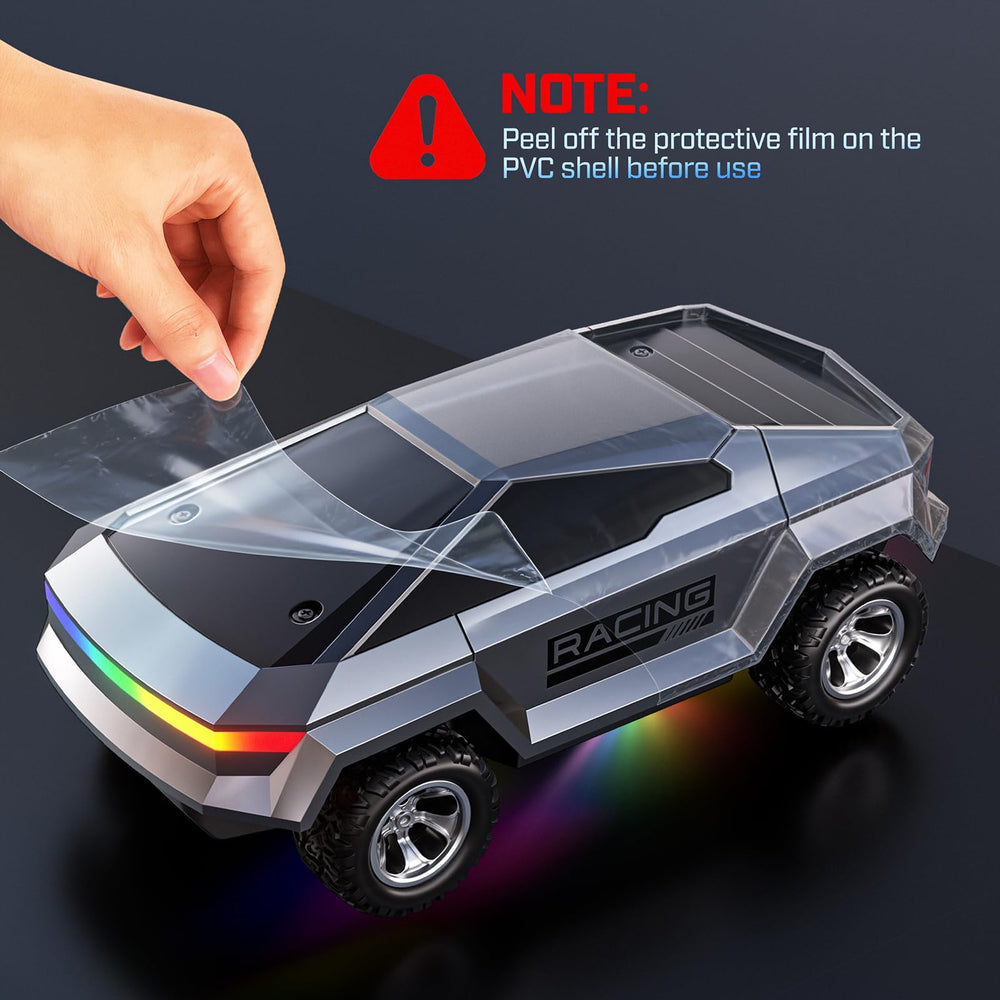 WayEee Cyber RC Truck packaging is ready for gifting.