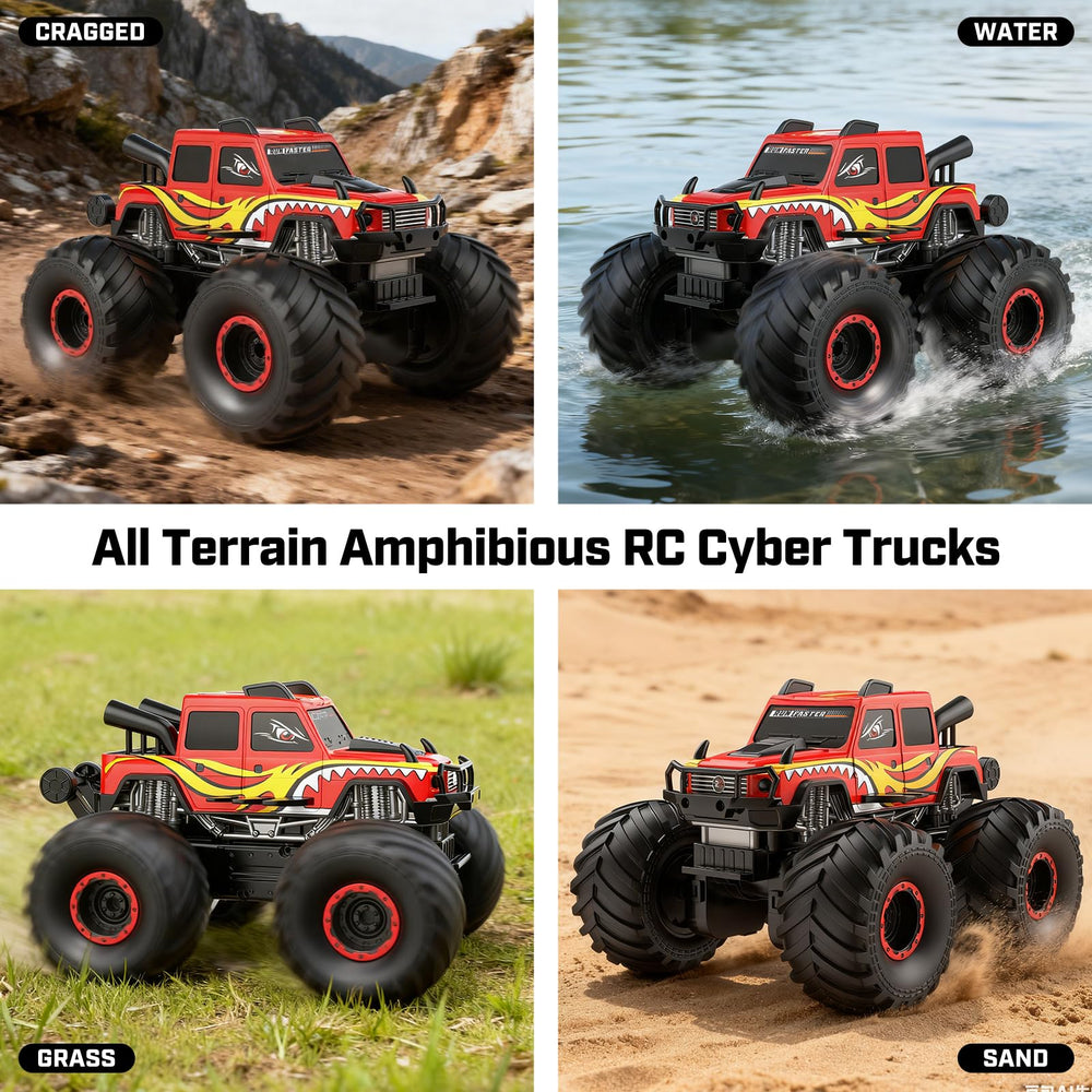 WayEee RC truck performing a 360-degree spin on flat ground