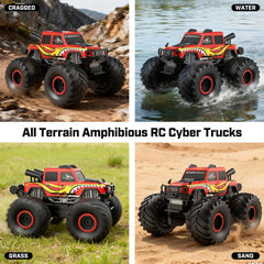 WayEee RC truck performing a 360-degree spin on flat ground
