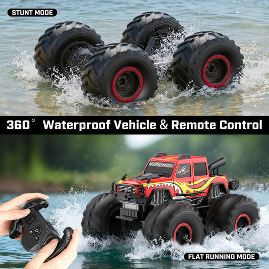 WayEee monster truck with dual lithium batteries for longer fun