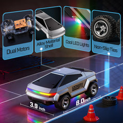 WayEee RC Truck with a 2.4GHz remote enables precise steering.