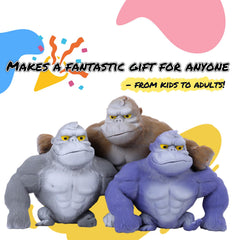 WAYFENGLI Stretchy Gorilla blue on desk scene for focus and fun