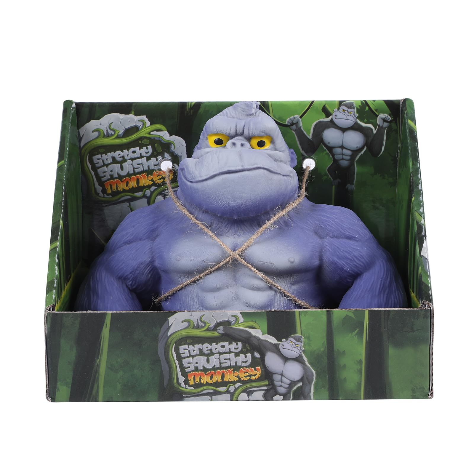 WAYFENGLI Stretchy Gorilla blue in meeting time illustrating portable sensory toy