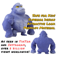 WAYFENGLI Stretchy Gorilla blue texture detail highlighting slow-rebound feel