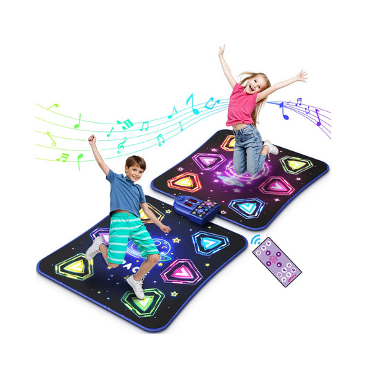 Waykee Dance Mat 12-button design supports solo or two-player play.