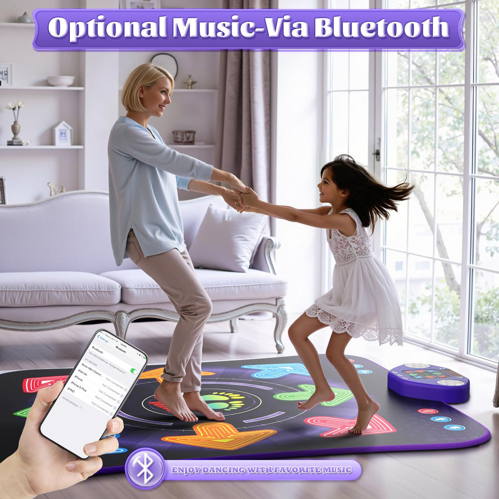 WAYKEE Dance Mat battery-powered design suitable for wireless use.
