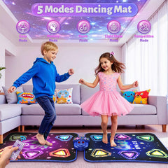 Waykee Dance Mat non-slip surface offers safe indoor play.