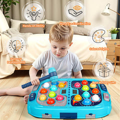 WAYKEE Whack a Game Mole dual score displays help kids track progress