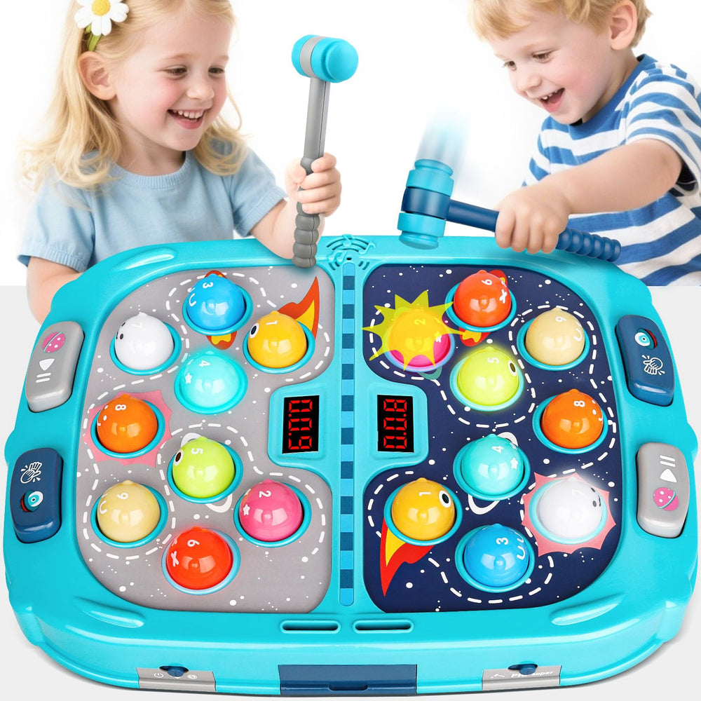 WAYKEE Whack a Game Mole playfield offers a large, engaging surface for family play