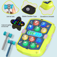 Waykee Whack Game Mole suction base keeps play steady.