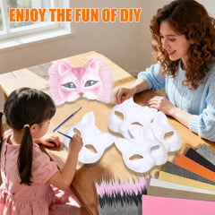 WAYNHUI Therian mask kit gem stickers sparkle for intricate details.