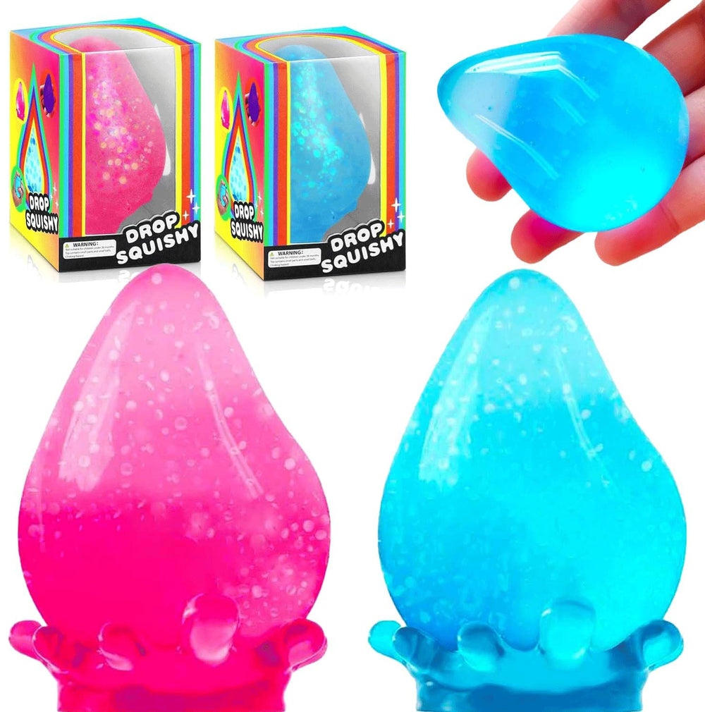 Wazibo Dream Squishy Drop blue stress ball for focus and calm
